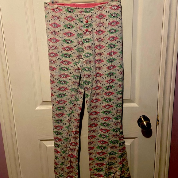 Monkey Print Pajama Pants - Picture 1 of 3